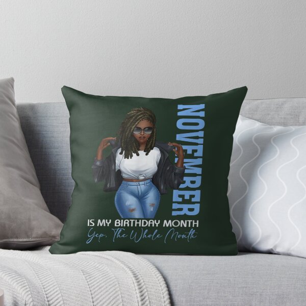 Item preview, Funny Month Black Girl November Is My Birthday Yes The Whole Classic T-Shirt designed and sold by ShopNiceGiftsVN.