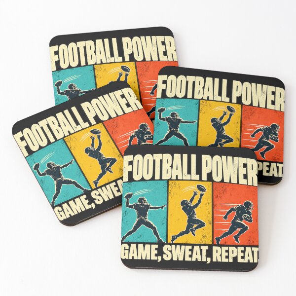 Item preview, Football Power – Game, Sweat, Repeat | Retro American Football designed and sold by BlueMaverickCo.