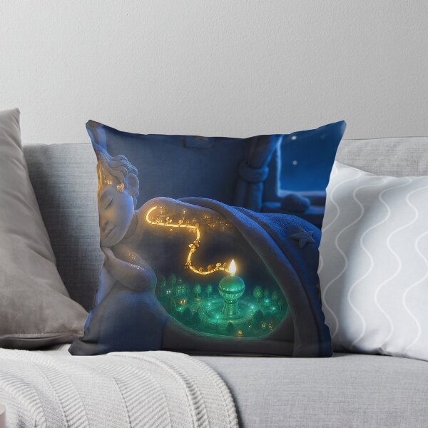 Item preview, Sleeping child with a glowing city inside its body designed and sold by Jennah.