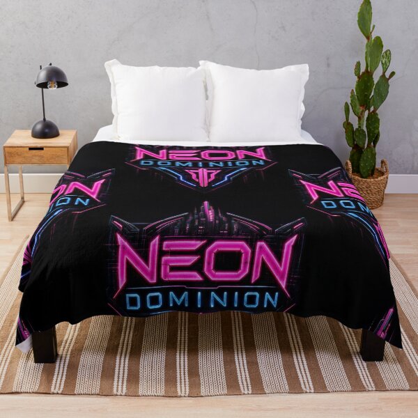 Item preview, Neon Dominion Cyberpunk Sci-Fi Logo designed and sold by Mr Ai Shop.