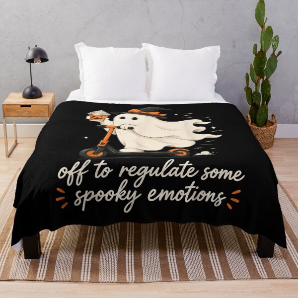 Item preview, Off to Regulate Some Spooky Emotions Therapist Halloween designed and sold by Daisy Grimes.