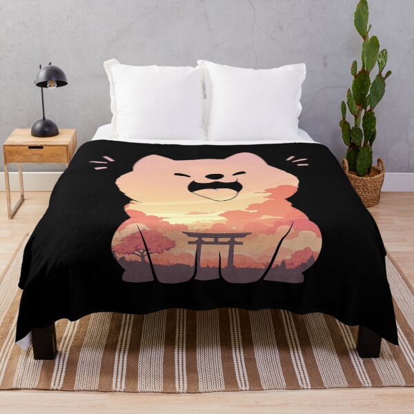 Item preview, Happy Shiba Inu Sunset Japanese designed and sold by mustbewhy.