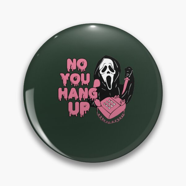 Item preview, Funny Halloween Quote – ‘Don’t You Hang Up’ Ghostface Design Oversized T-Shirt designed and sold by Catbudrugs.