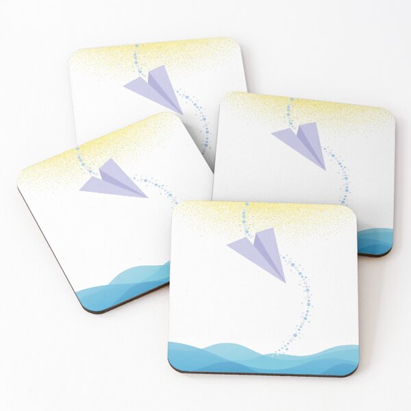 Item preview, Minimalist Paper Plane Gentle Descent designed and sold by LuxAir.