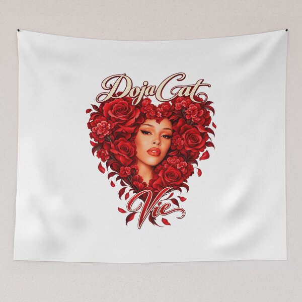 Item preview, Doja Cat Tour Ma Vie Red Roses Heart designed and sold by LunarsFlowsArt.