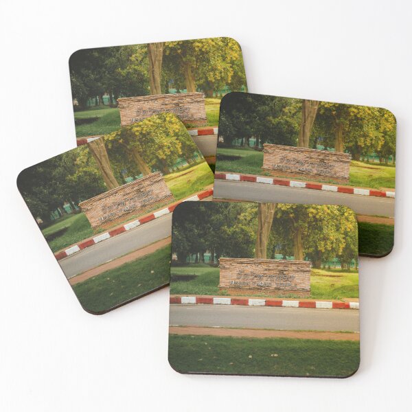 Item preview, Temple Sign in a Peaceful Green Park designed and sold by IzTRisa.