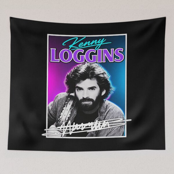 Item preview, Kenny Loggins Neon 80s Portrait designed and sold by Kroma-Totem.