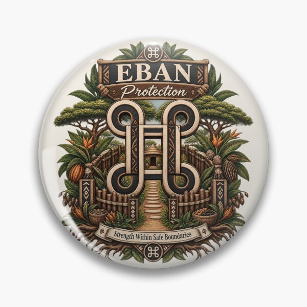 Item preview, Eban – Symbol of Protection | Adinkra Wisdom Collection designed and sold by 'VARI'.