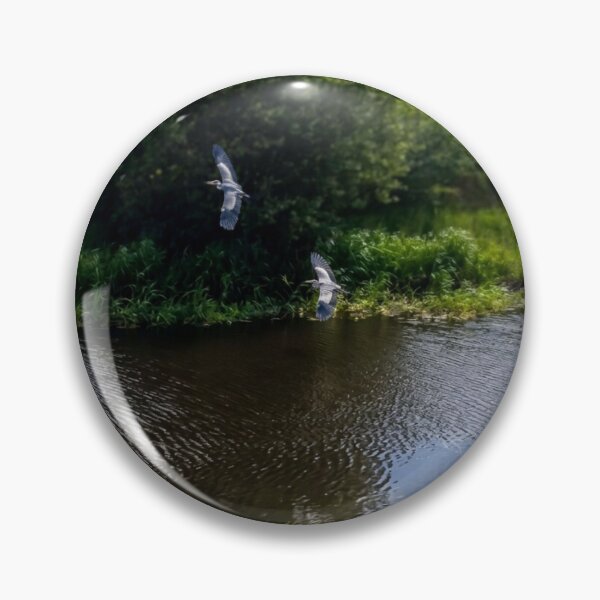 Item preview, Graceful Herons in Tranquil Flight designed and sold by Astute-Artio-Photography.