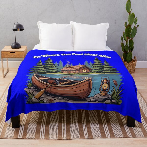Item preview, Happy Camper Go Where You Feel Most Alive Art Design Gift designed and sold by fantasticdesign.