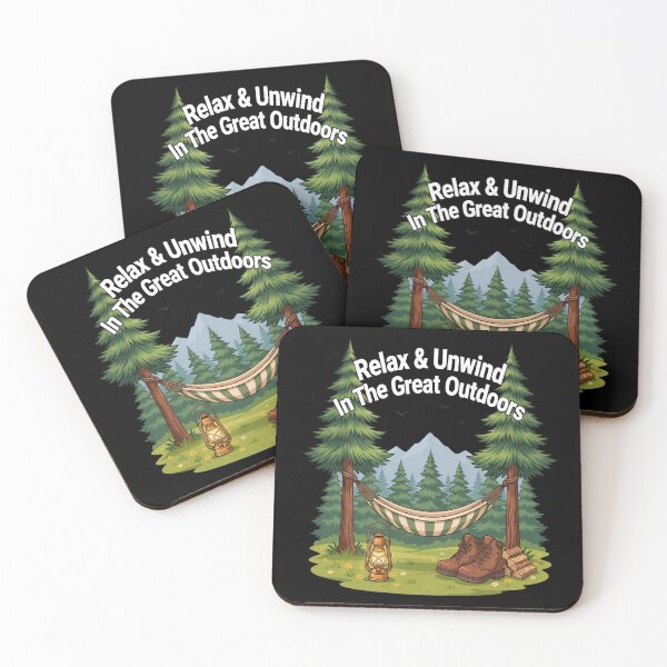 Item preview, Happy Camper Relax & Unwind In The Great Outdoors Art Design Gift designed and sold by fantasticdesign.