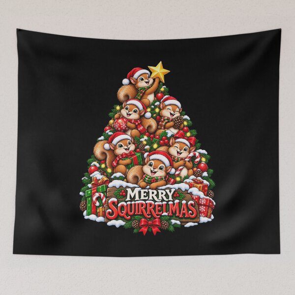 Item preview, Merry Squirrelmas Festive Design designed and sold by rafaeltto.