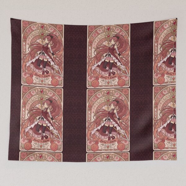 Item preview, Kyroko Sakura in the style of Alphonse Mucha designed and sold by Solace Sparkles.