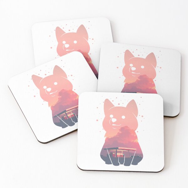 Item preview, Shiba Inu Dog Sunset Gas Station designed and sold by mustbewhy.