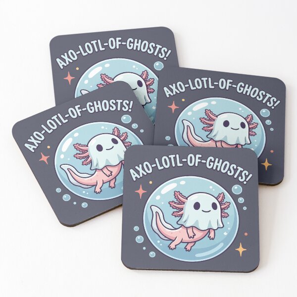 Item preview, Axo-lotl Of Ghosts Cute Axolotl Halloween Ghost Costume designed and sold by Amir Faysal.