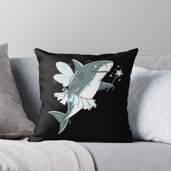 Item preview, Funny Shark Tooth Fairy I Cute Magical Shark Cartoon designed and sold by modartis.