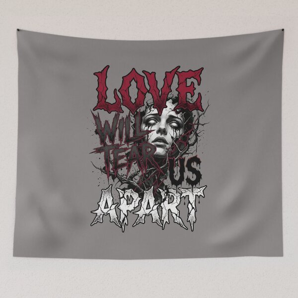Item preview, Tear Apart Text Music Portrait Red Apparel-14 designed and sold by DavidAnhalt.