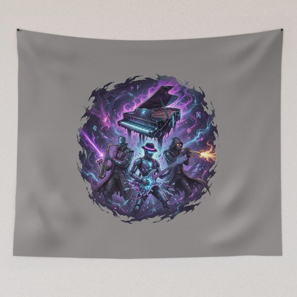Item preview, Vibrant Abstract Music Ensemble Art-95 designed and sold by ThomasKorseck.