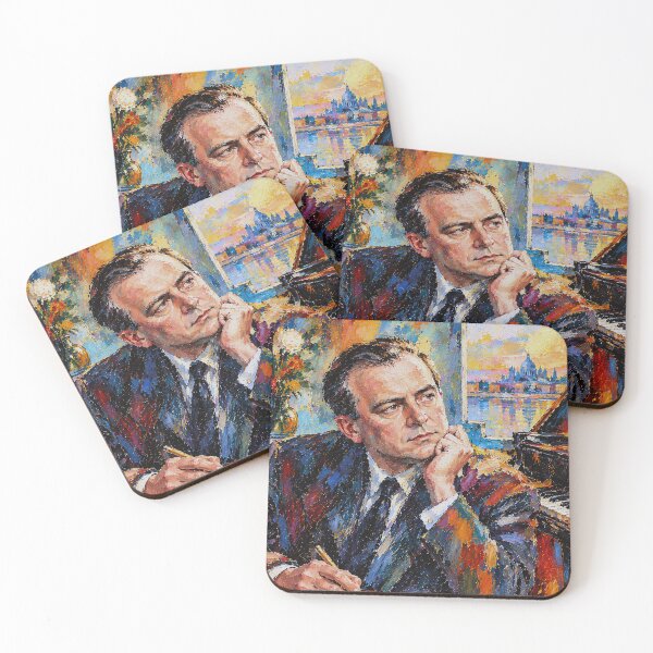 Item preview, Samuel Barber Painting – American Classical Music Composer designed and sold by GalleryKauffeld.