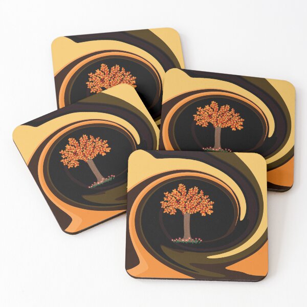 Item preview, Vibrant Swirling Autumn Tree designed and sold by Elaine M Hayward .