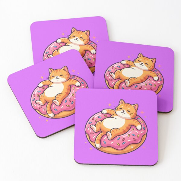 Item preview, cat on a doughnut designed and sold by TTERRA.