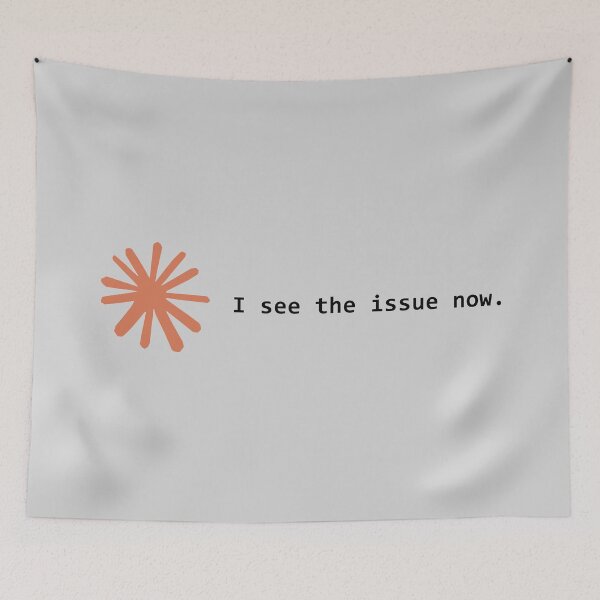 Item preview, I see the issue now. designed and sold by VibeShirting.
