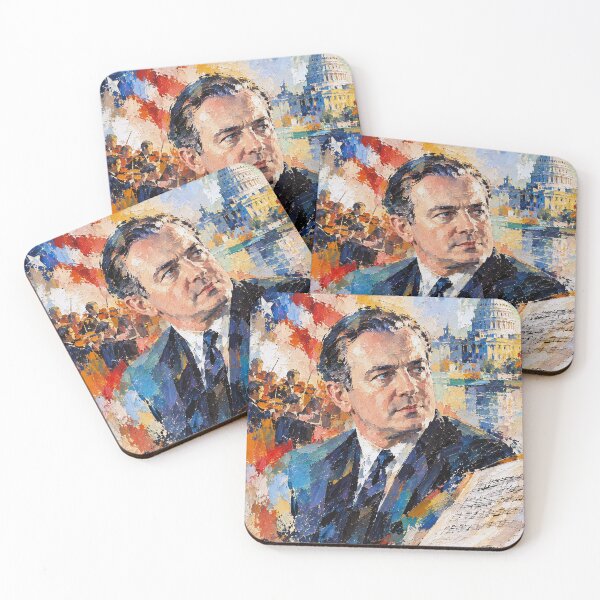 Item preview, Samuel Barber Portrait Painting – American Classical Music Legend designed and sold by GalleryKauffeld.
