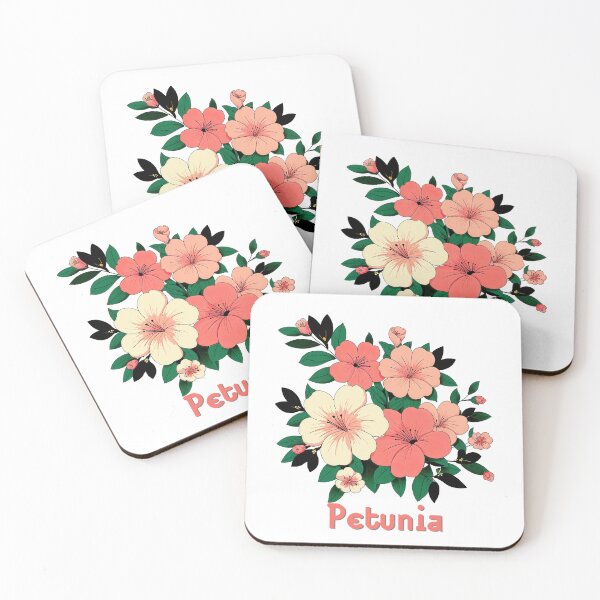 Item preview, Petunia Floral Bouquet Illustration designed and sold by ForeverPrintsOK.