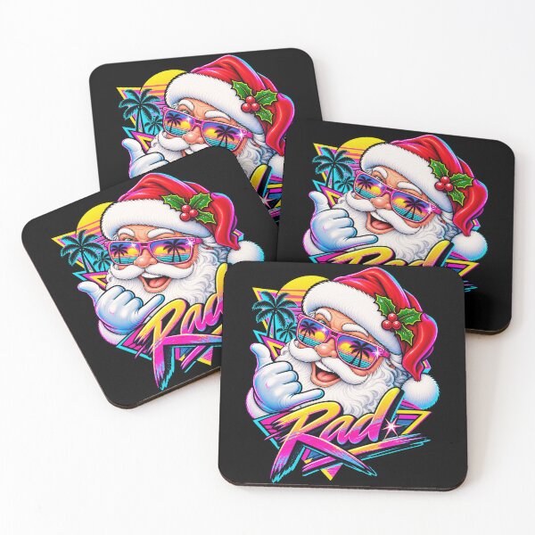 Item preview, Cool Santa with Sunglasses and Tropical Vibes Christmas designed and sold by rafaeltto.