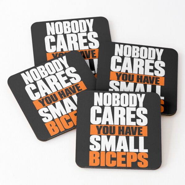 Item preview, Small Biceps – Funny Bodybuilding, Sarcastic Gym Quote and Fitness Humor designed and sold by Trendably.