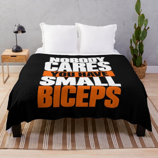 Item preview, Small Biceps – Funny Bodybuilding, Sarcastic Gym Quote and Fitness Humor designed and sold by Trendably.