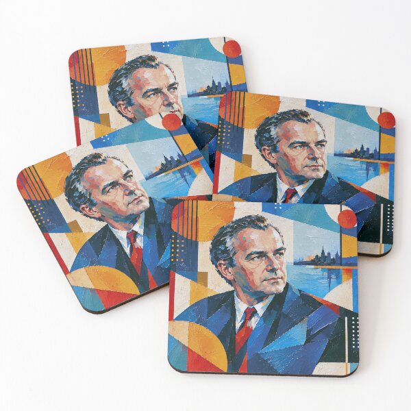 Item preview, Samuel Barber Art Painting – Famous American Composer Portrait designed and sold by GalleryKauffeld.