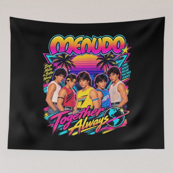 Item preview, Menudo Together Always Vintage 80s Pop designed and sold by Menagerie-Neon.