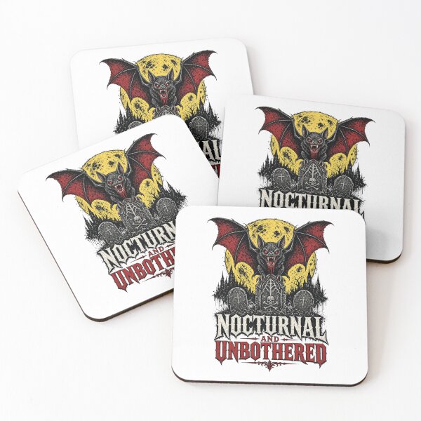 Item preview, Nocturnal And Unbothered - Vampire Bat designed and sold by Daily-Drip-Tees.