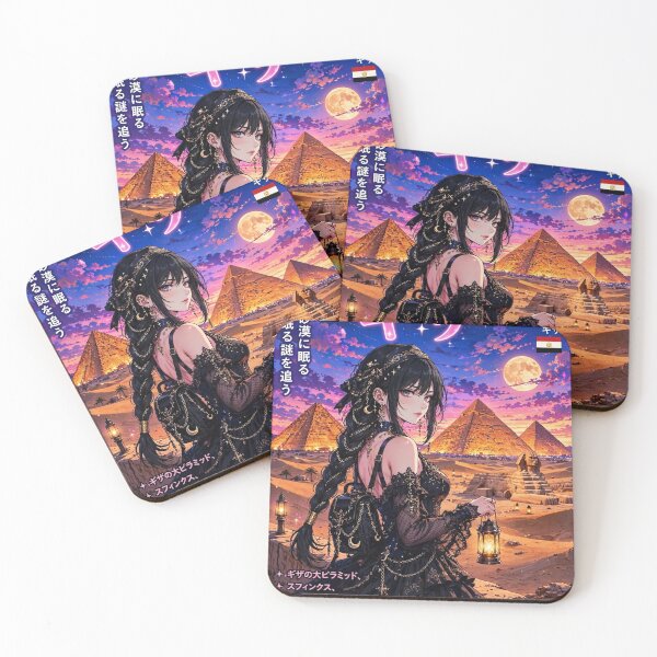 Item preview, Giza, Egypt — The Gothic Witch of the Golden Pyramids. designed and sold by DibujandoPorfa.