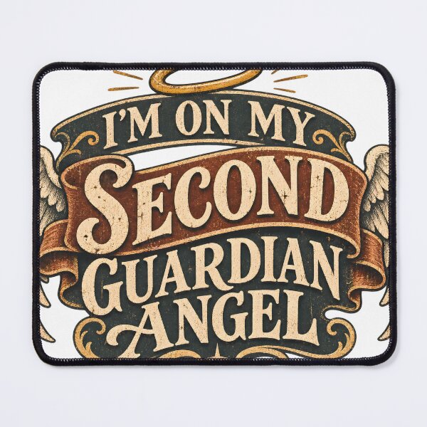 Item preview, I’m on My Second Guardian Angel designed and sold by TOMSZE.