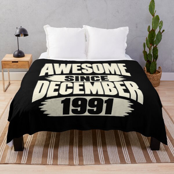 Item preview, Awesome Since December 1991 – Vintage 35th Birthday Retro Throwback Design designed and sold by Trendably.