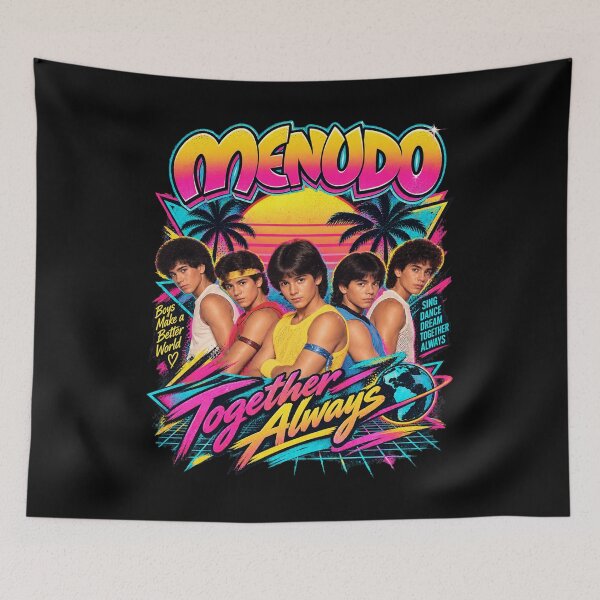 Item preview, Menudo Together Always 80s Retro Band Graphic designed and sold by Menagerie-Neon.