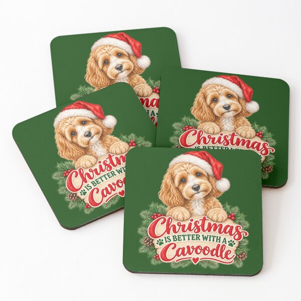Item preview, cavoodle christamas  designed and sold by MoonMonkeyNbear.