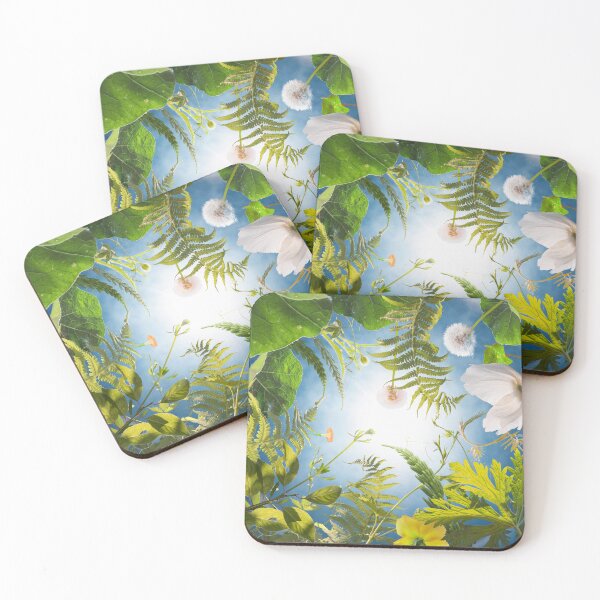 Item preview, Lush Garden Canopy Looking Up - Sunlight & Wild Flora Sky designed and sold by Vizerskaya.