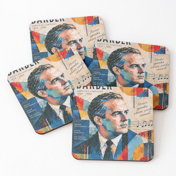 Item preview, Samuel Barber Music Painting – Adagio for Strings Tribute designed and sold by GalleryKauffeld.