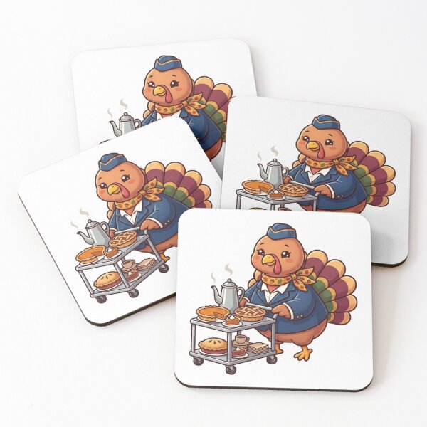 Item preview, Flight Attendant Turkey - Pie Service Thanksgiving Cabin Crew designed and sold by EMaviation_.