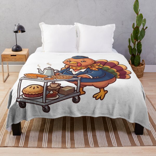 Item preview, Flight Attendant Turkey - Pie Service Thanksgiving Cabin Crew designed and sold by EMaviation_.