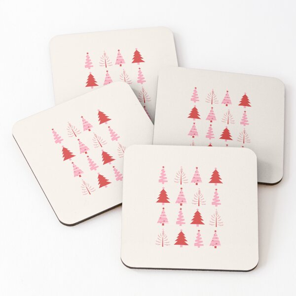 Item preview, Holiday Season, Merry Christmas, Christmas Tree, Pink, Red designed and sold by Magic Love Art Print.