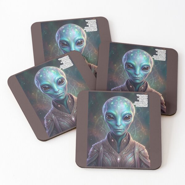 Item preview, Empathy Language of the Cosmos - Realistic Alien Sci-Fi Art designed and sold by GARAPROMOCIONES.