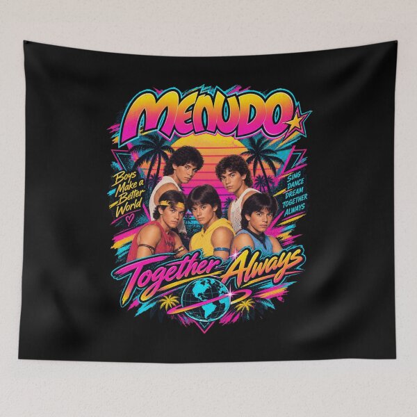 Item preview, Menudo Together Always Vintage 80s Pop designed and sold by Menagerie-Neon.