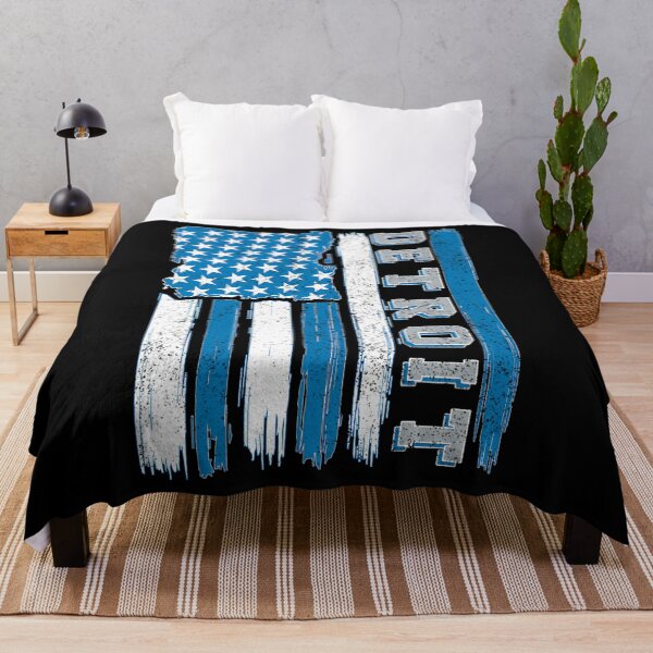 Item preview, Detroit Us Flag Distressed Football Sports designed and sold by POPPINS-ART.