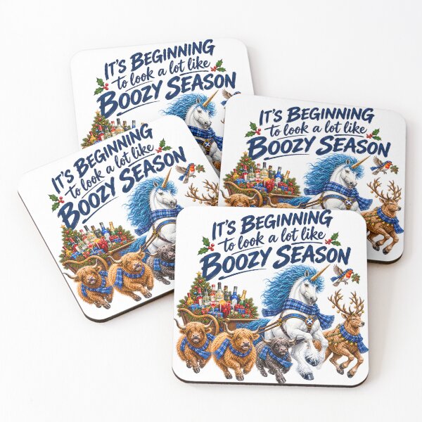 Item preview, Looks a Lot Like Boozing Season – Funny Christmas Drinking Design designed and sold by SMalcolmDesigns.