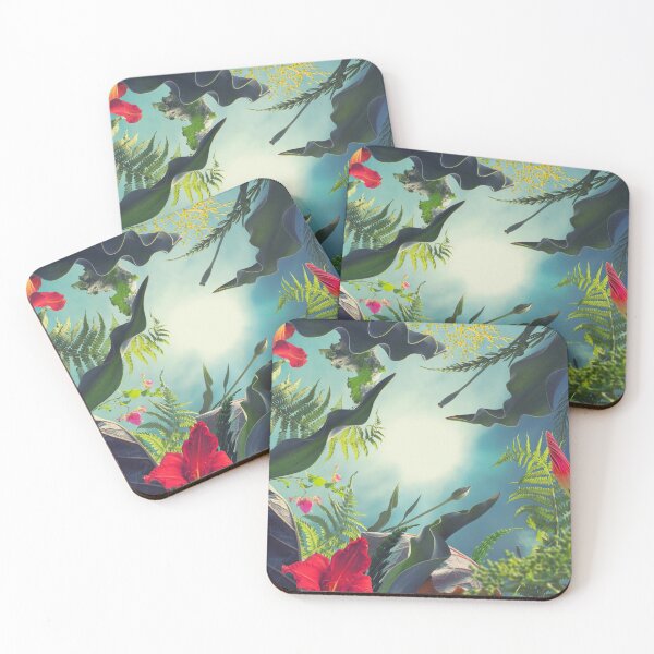 Item preview, Surreal Botanical Canopy - Sunburst & Exotic Wavy Flora designed and sold by Vizerskaya.