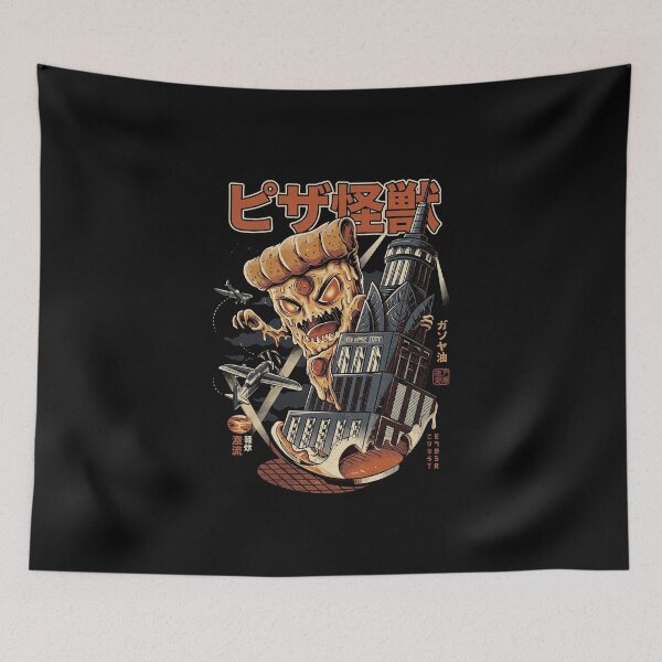 Item preview, Pizza Kong - Giant New York Pepperoni Pizza Monster Retro Comic designed and sold by naesixpackchill.